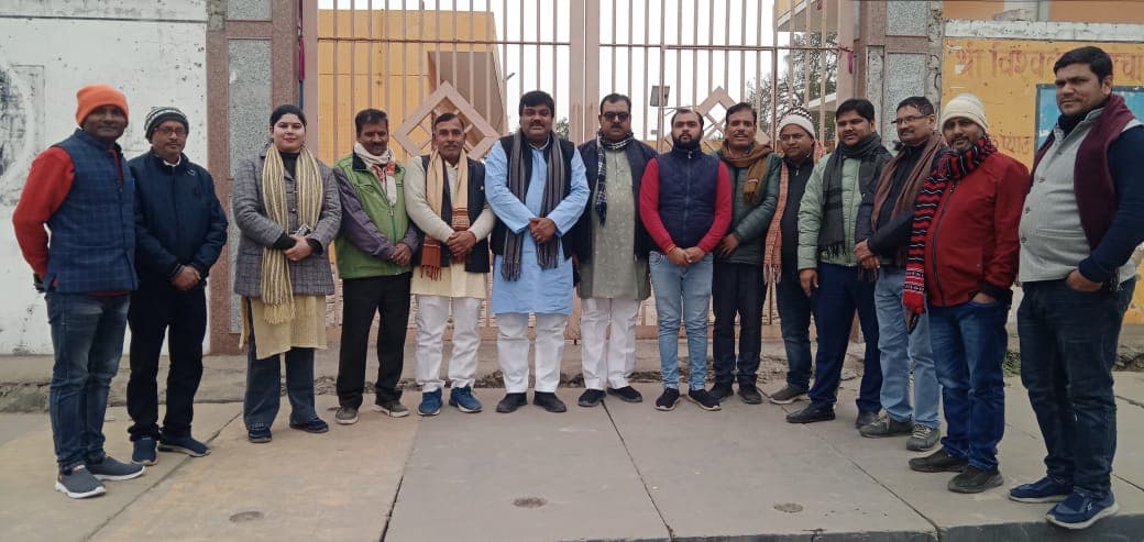 गोरखपुर में राज्य मंत्री पंकज चौधरी के पथम आगमन पर स्वागत हम