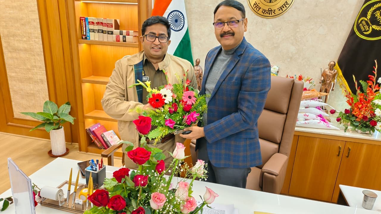 नव वर्ष के पावन अवसर पर शिष्टाचार मुलाक़ात