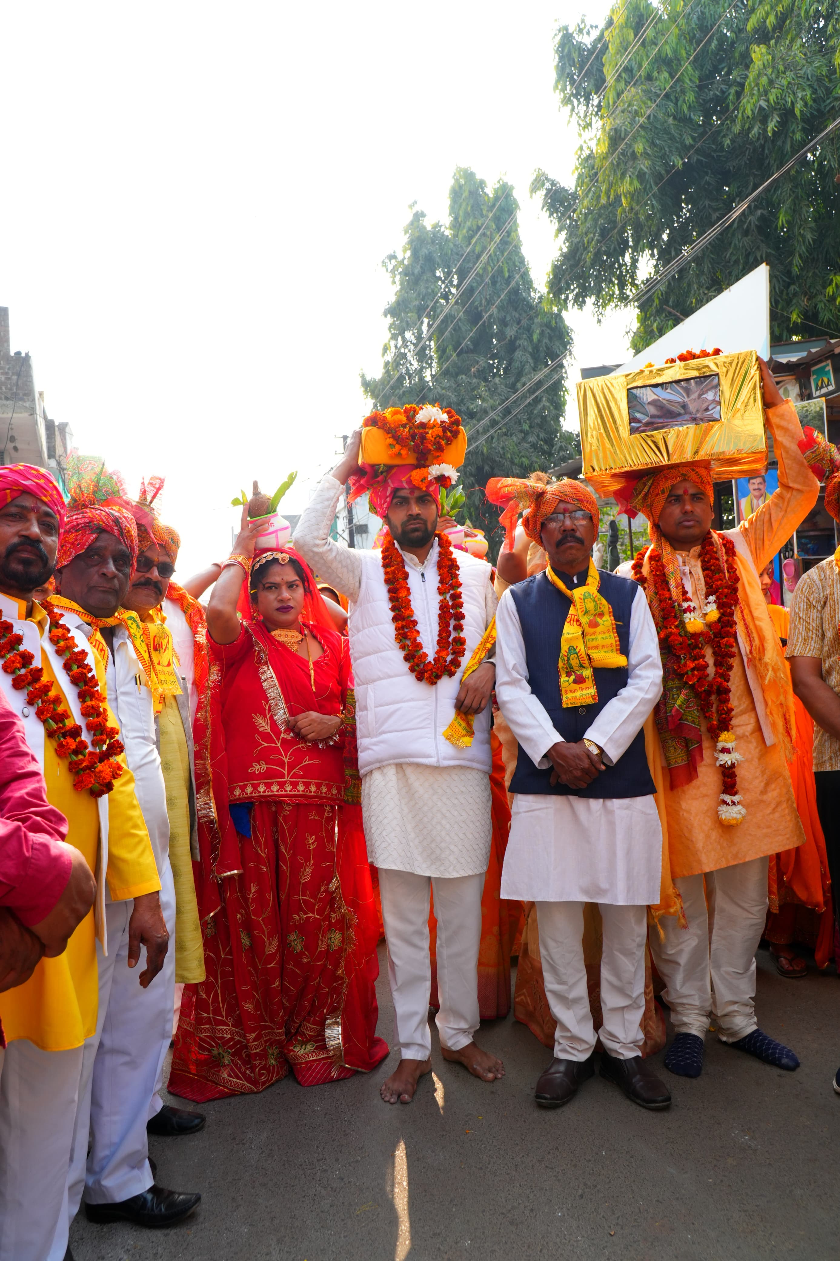 शिव महापुराण कथा से पूर्व भव्य कलश यात्रा निकाली गई, 7 जनवरी को 11,000 रुद्राक्ष वितरण महोत्सव