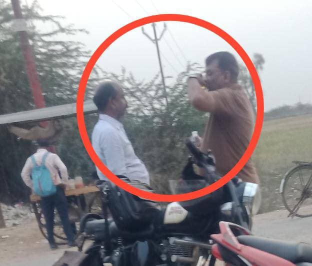*_बारा तहसील के दो बड़े अधिकारियों की शराब पीते फोटो-वीडियो वायरल_* *_अधिकारियों