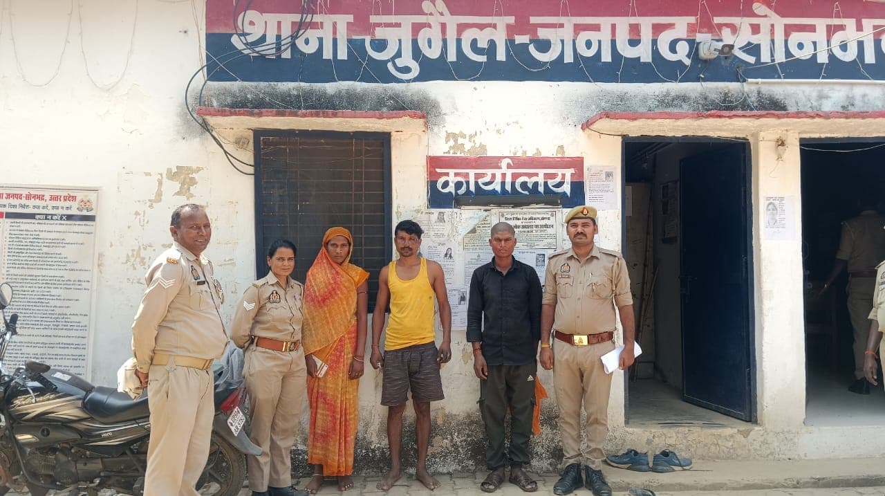 थाना करमवा थाना जुबेर पुलिस द्वारा कुल 6 वारंटी अभियुक्त किया गया गिरफ्तार