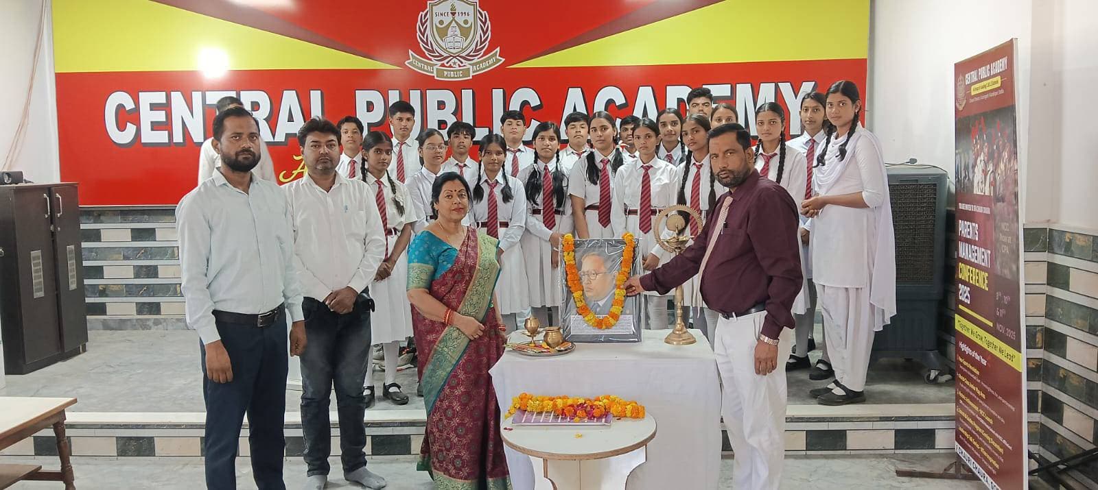 सेंट्रल पब्लिक एकेडमी में डॉ अम्बेडकर की जयंती मनाई गई