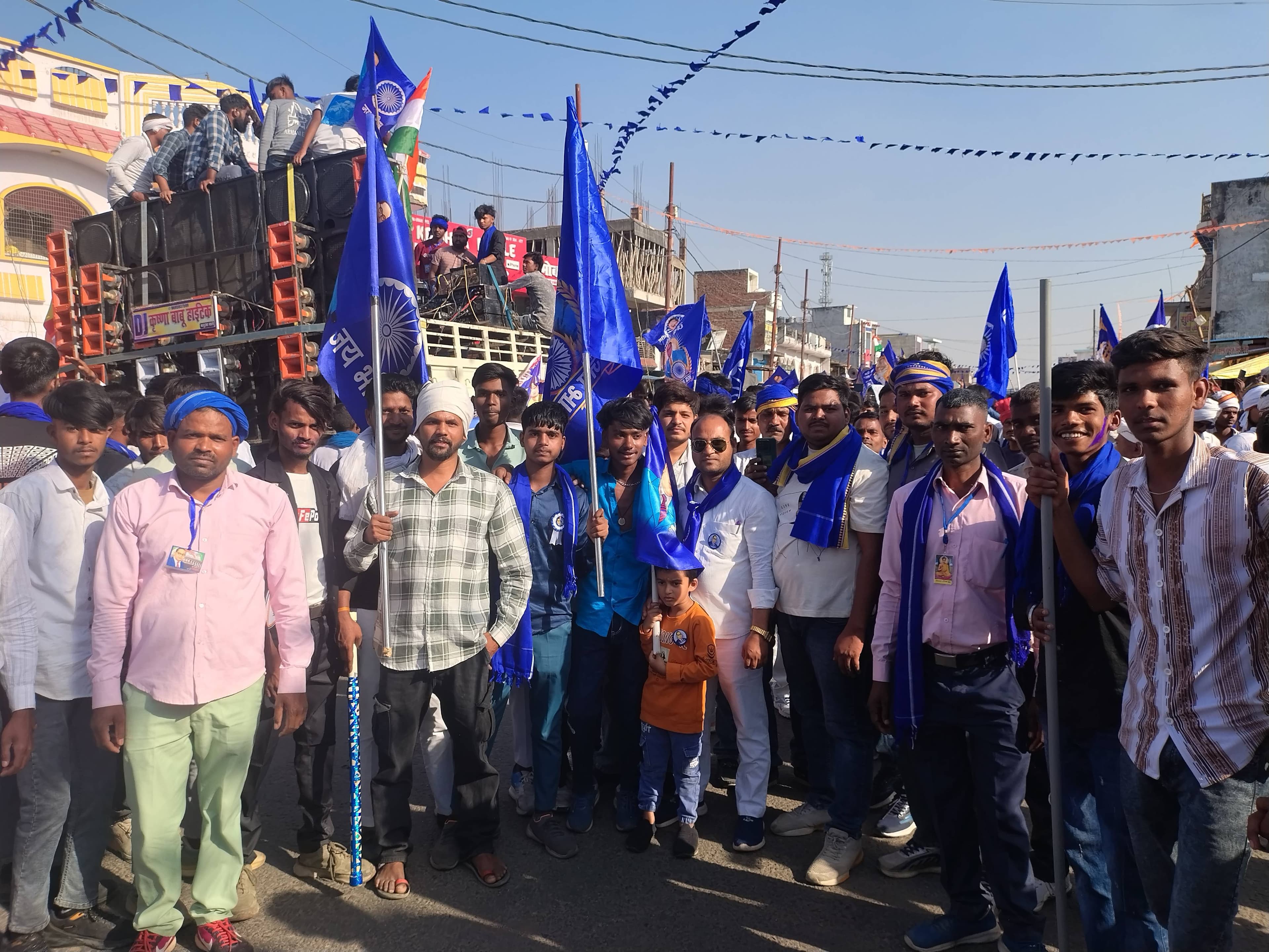 *सिकरीगंज में अंबेडकर जयंती पर उमड़ा जनसैलाब, भव्य जुलूस और जयघोष से