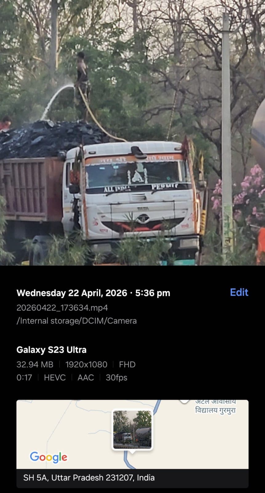 भीषण गर्मी में कोयला गाड़ियों पर पानी का दोहन, जांच की मांग