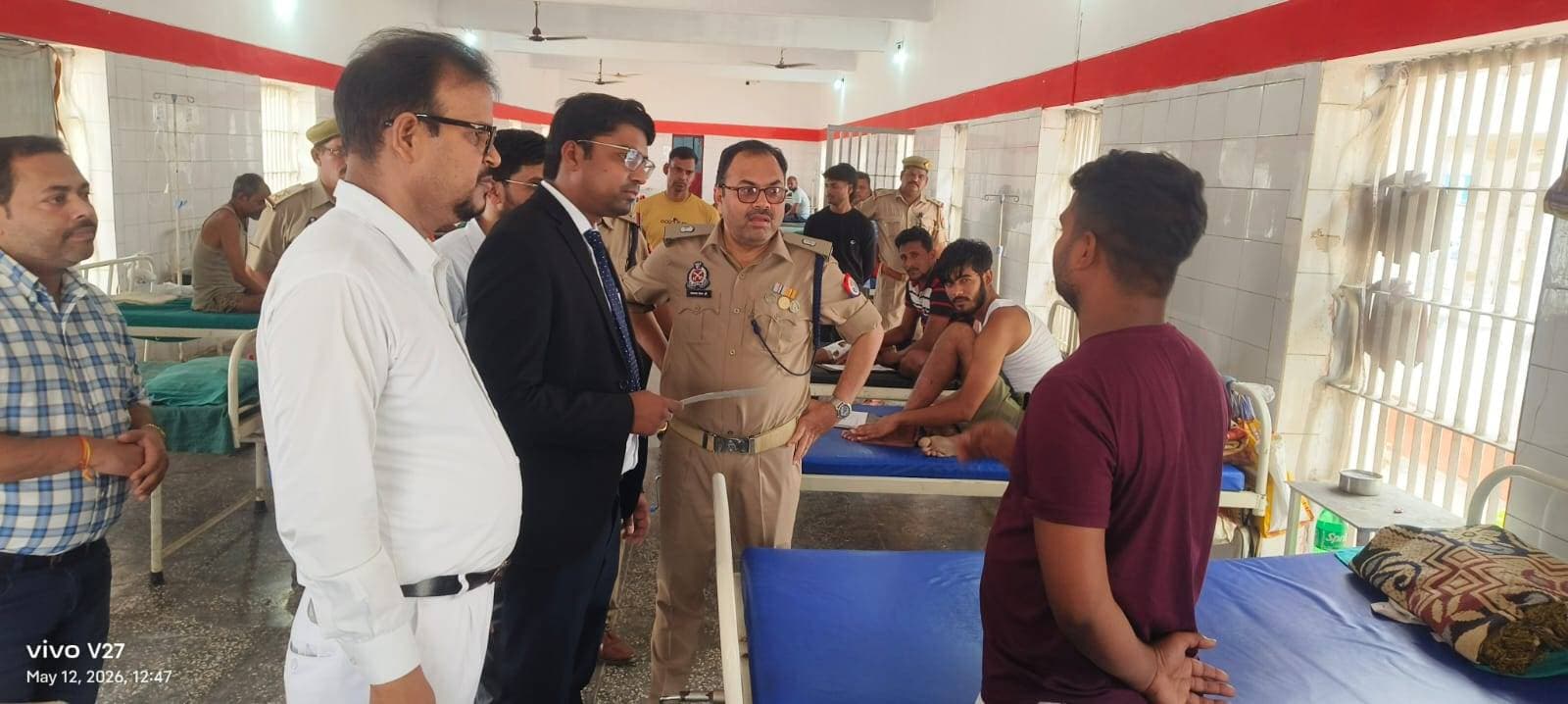 जिला कारागार में औचक निरीक्षण, बंदियों को बताए गए कानूनी अधिकार जिला