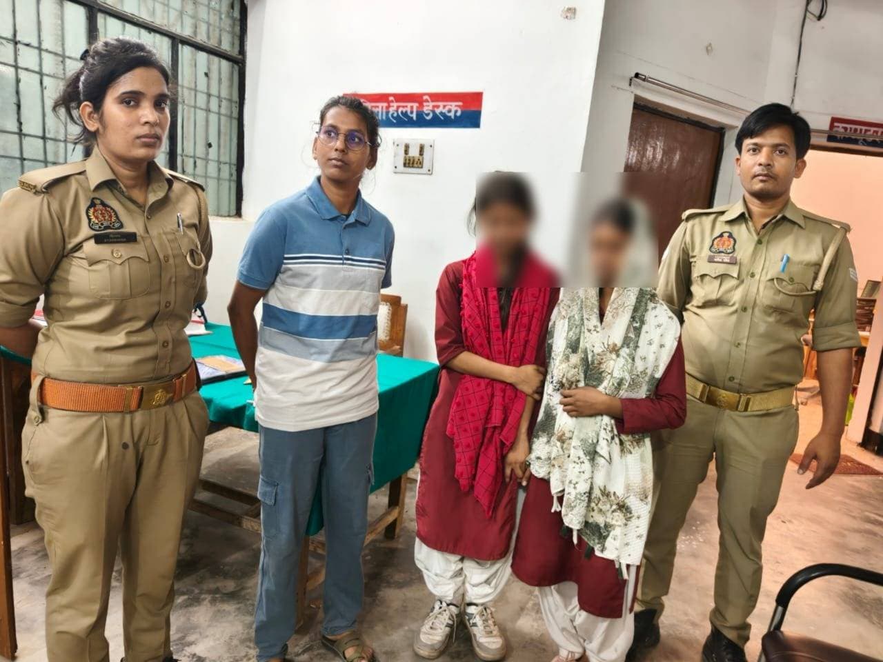 *पीआरबी-112 चोपन पुलिस की तत्परता से स्कूल से गायब दो नाबालिग बच्चियां सकुशल बरामद बड़ी घटना टली