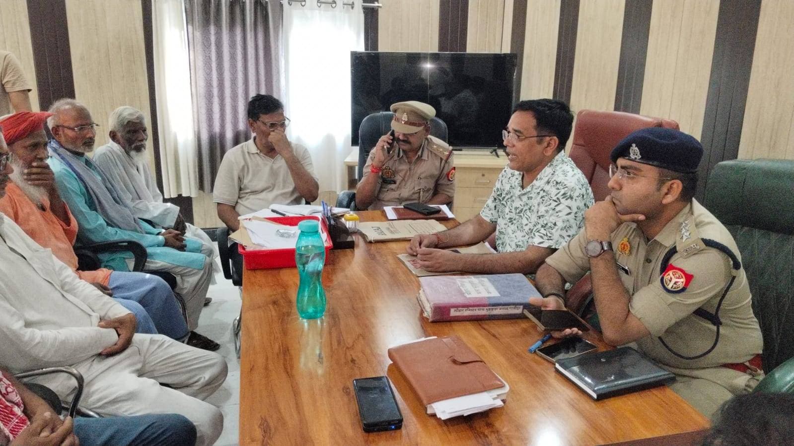 आगामी बकरीद पर्व को लेकर भुड़कुड़ा कोतवाली में शांति समिति की बैठक