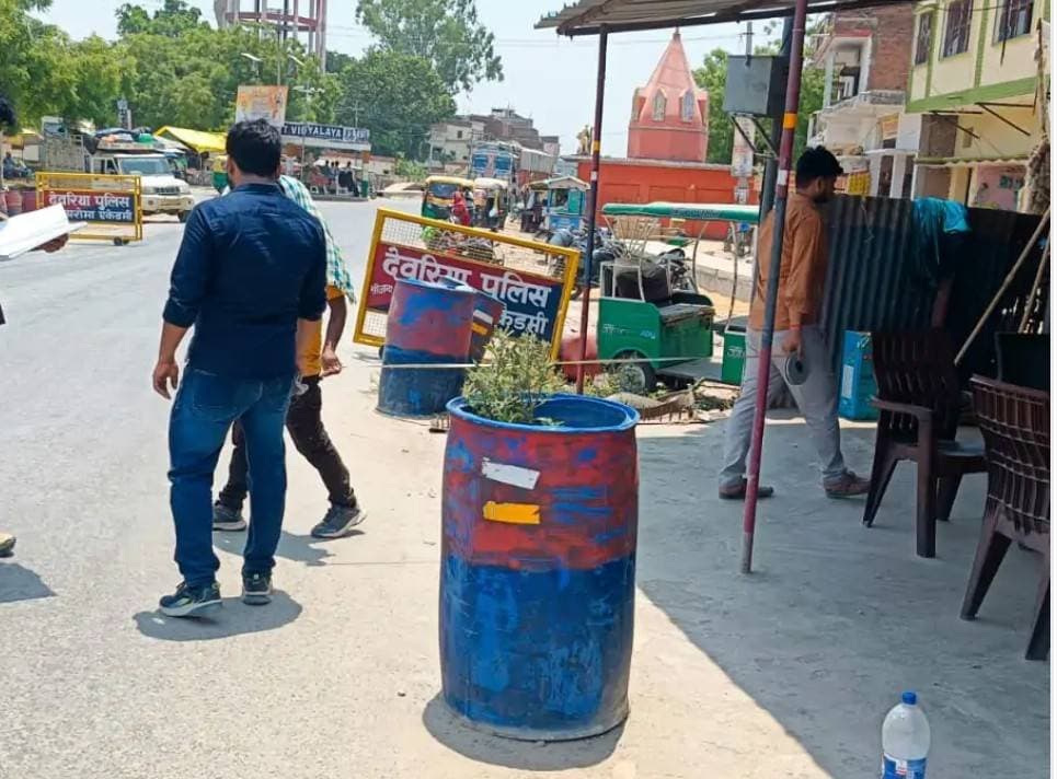 रामजानकी मार्ग पर सर्विस लेन की जमीन चिन्हितः देवरिया जिले के कपरवार में निर्माण का रास्ता साफ
