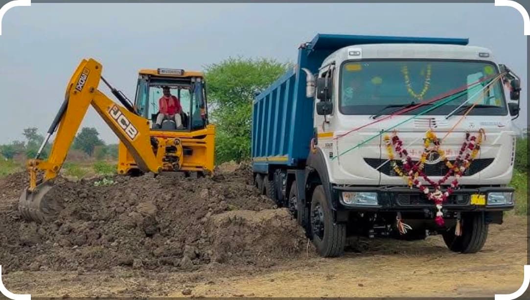 अवैध खनन पर प्रशासन की बड़ी कार्रवाई, दो जेसीबी और तीन डंपर सीज