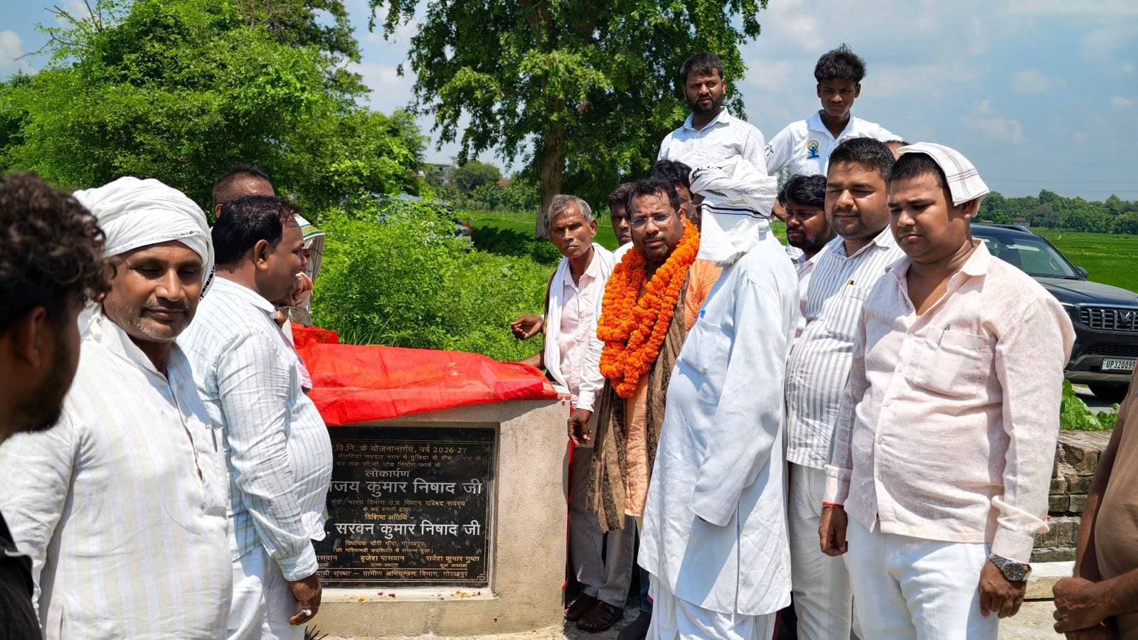 विधायक ने दो सड़कों का किया शिलान्यास चौपाल में सुनी ग्रामीणों की समस्याएं